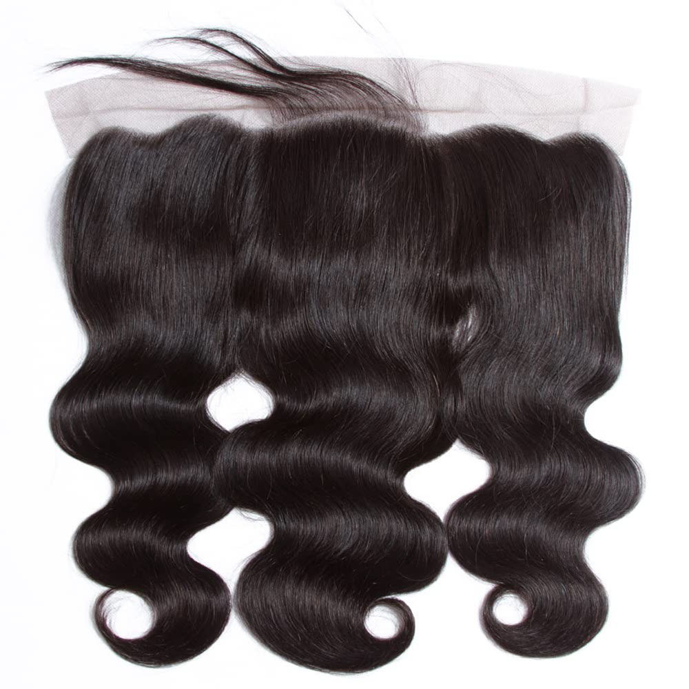 13x4 HD Kant Frontale Body Wave Sluiting 130% Dichtheid Maagd Menselijk Haar