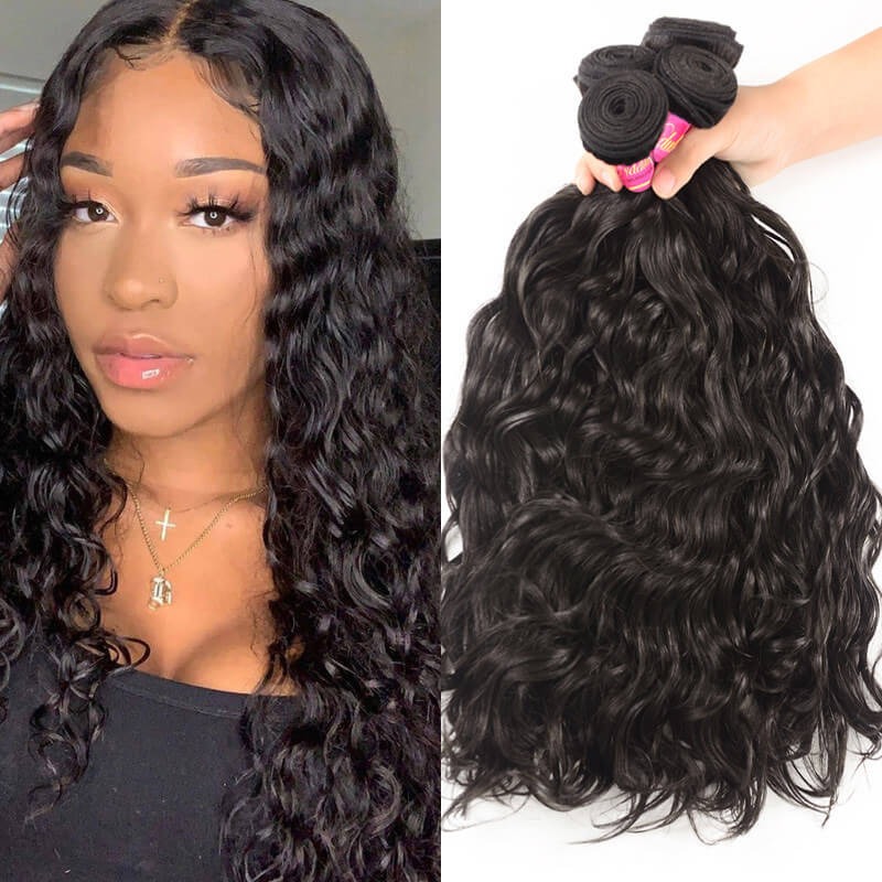 3 bundels maagdelijk haar natuurlijke golf haarstukjes hair weave extensions