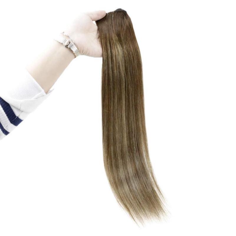 Halo Hair Extensions Bruin Highlight Blonde Fish Wire Extensions #4/27/4
