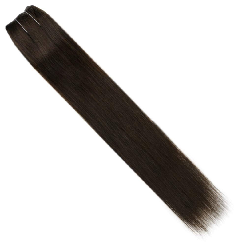 Halo Hair Extensions Donkerbruin #2 Onzichtbare visdraadextensies