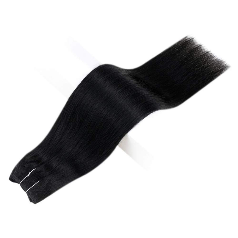 Halo Human Hair Extension 100g Jet Black #1 Onzichtbare Halo Hair Extensions