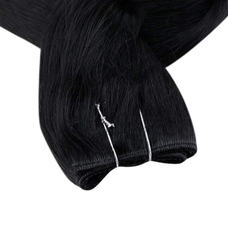 Halo Human Hair Extension 100g Jet Black #1 Onzichtbare Halo Hair Extensions