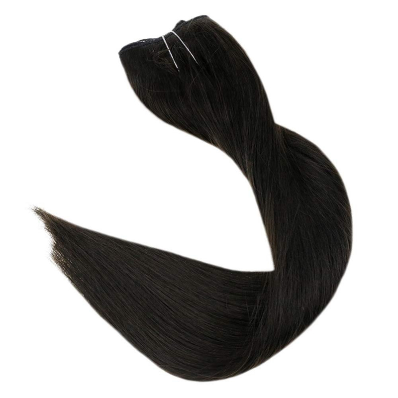 Halo Human Hair Extension 100g Off Black #1B Onzichtbare Halo Hair Extensions