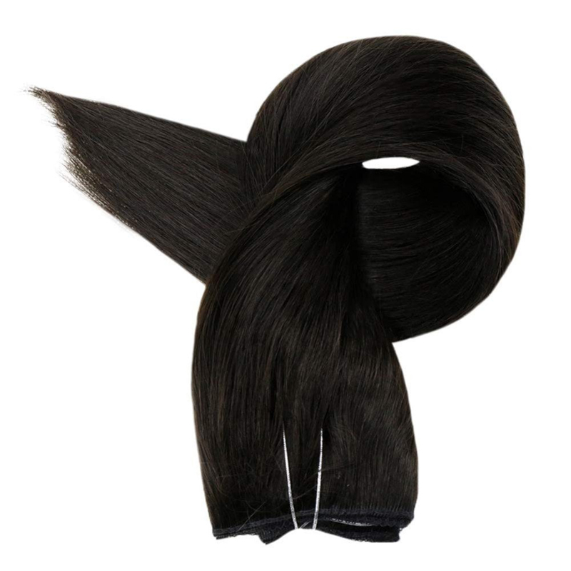 Halo Human Hair Extension 100g Off Black #1B Onzichtbare Halo Hair Extensions