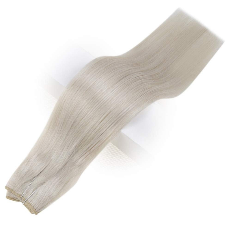 Halo Human Hair Extensions IJsblond #1000 Onzichtbare Halo-haarextensie