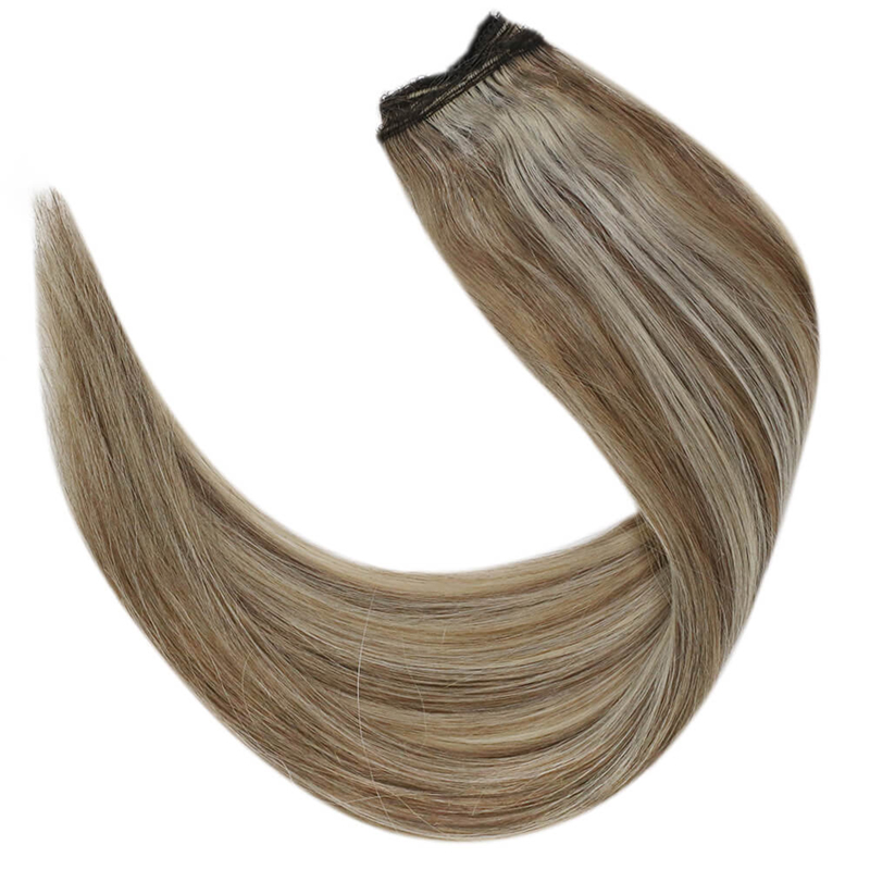Markeer Halo-haarverlenging Real Human #P8/60 Visdraadextensies