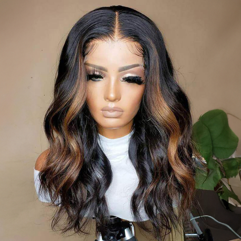 Markeer niet-detecteerbare HD Lace Wig Body Wave met voorgeplukte haarlijn