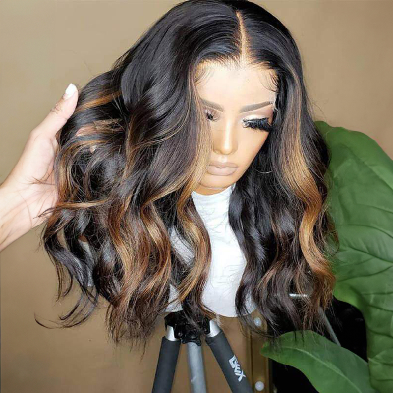 Markeer niet-detecteerbare HD Lace Wig Body Wave met voorgeplukte haarlijn