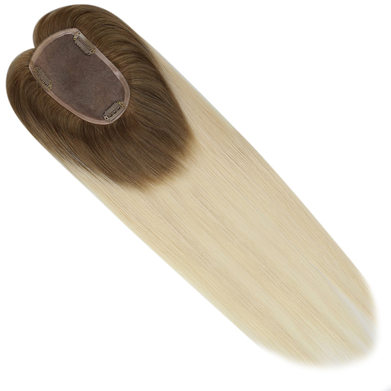 Menselijk haar Mono Base Toppers 3x5 