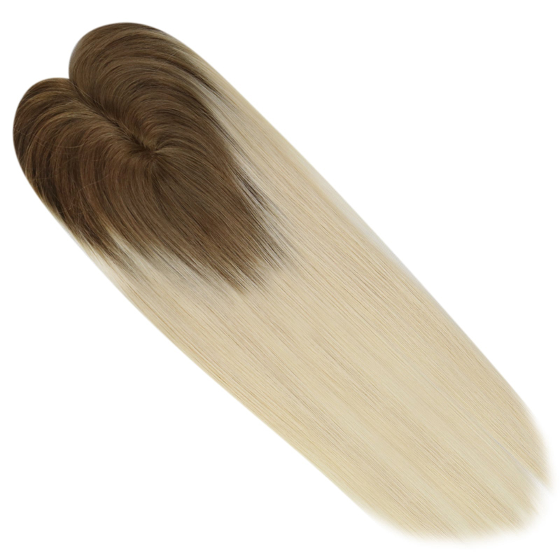 Menselijk haar Mono Base Toppers 3x5 