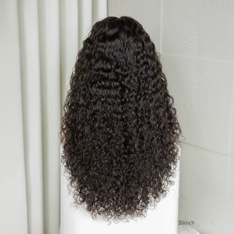 Water Wave 13x4 frontale HD kant gratis deel lange pruik 100% menselijk haar